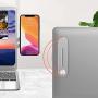 Magnetic Cellphone Mount, Side Mount Clip for Laptop : Fixed Clip on Flat and Slim Monitor or Laptop Monitor, Safty Cellphone Stand for Smartphone,Enjoying Dual Screen at The Same Time