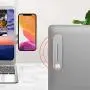 Magnetic Cellphone Mount, Side Mount Clip for Laptop : Fixed Clip on Flat and Slim Monitor or Laptop Monitor, Safty Cellphone Stand for Smartphone,Enjoying Dual Screen at The Same Time