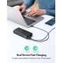 Portable Charger RAVPower 20000mAh 60W PD 3.0 USB C Power Bank 2-Port Power Delivery Battery Pack High-Capacity External Battery Compatible with MacBook Pro iPad Pro iPhone 11 SE 2 Nintendo Switch