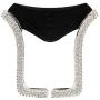 Universal Car Phone Holder Bling Rhinestone Crystal Phone Bracket for Car Air Vent Mount Clip, Stylish Sparkling Shiny Cell Phone Holder for iPhone/Samsung Car Holder (Silver)