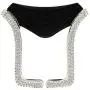 Universal Car Phone Holder Bling Rhinestone Crystal Phone Bracket for Car Air Vent Mount Clip, Stylish Sparkling Shiny Cell Phone Holder for iPhone/Samsung Car Holder (Silver)