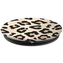 Leopard Cute Print PopSockets Grip and Stand for Phones and Tablets