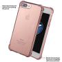 for iPhone 7 Plus Case, for iPhone 8 Plus Case, Matone Crystal Clear Shock Absorption Technology Bumper Soft TPU Cover Case for iPhone 7 Plus (2016)/iPhone 8 Plus (2017) - Clear Pink
