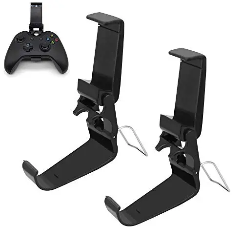 ZILONG 2 PACK Foldable Controller Clip Mobile Phone Plastic Holder Smartphone Game Clamp for Xbox One Controller ZILONG 2 PACK Foldable Controller Clip Mobile Phone Plastic Holder Smartphone Game Clamp for Xbox One Controller