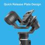 FeiyuTech G6 Max 4-in-1 Gimbal, 3-Axis Handheld Stabilizer, Compatible with Compact Cameras, Pocket Cameras Smartphones and Action Cameras, Max. Playload 1.2 KG, with WiFi/Cable Control