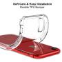 iPhone XR Case, CANSHN Clear Protective Heavy Duty Case with Soft TPU Bumper [Slim Thin] Case for iPhone XR 6.1 Inch (2018)-Crystal Clear