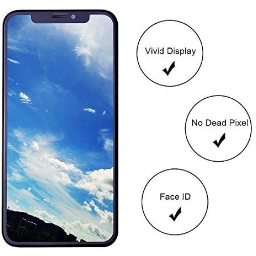 ZTR for iPhone Xs 5.8 inch LCD Screen Replacement Digitizer Full Assembly Frame Set in Black