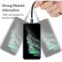 Magnetic Charging Cable, A.S 3 in 1 Magnetic Phone Charger Cable, Compatible with Mirco USB, Type C Smartphone and iProduct Device (4 Pack,1ft/3ft/6ft/6ft)