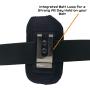 AGOZ Jitterbug Flip Phone Holster, Vertical Belt Clip Case, Heavy-Duty Canvas Carrying Flip Cell Phone Pouch Rugged Cover with Strong Metal Clip and Belt Loops - 4.3" x 2.2"