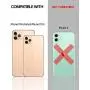 Power Theory iPhone 11 Pro & iPhone 11 Pro Max Camera Lens Protector - Easy Installation [Premium Tempered Glass] [Gold]