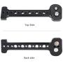 NICEYRIG Gimbal Bracket with 1/4 3/8 Thread for Monitor Mount, Universal Extension Arm Compatible with DJI Ronin S SC, Zhiyun Weebill Lab Crane Series, Moza - 337