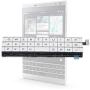 Oumij High Sensitivity Mobile Phone Keyboard Assembly Digital Button for BlackBerry Q30.(White)