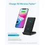 Anker Wireless Charger, PowerPort Wireless 5 Stand, Qi-Certified, Compatible iPhone 11, 11 Pro, 11 Pro Max, XR, XS Max, XS, X, 8, 8 Plus, Samsung Galaxy S20 S10 S9 S8, Note 10 Note 9 (No AC Adapter)