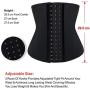 YIANNA Womens Underbust Latex Sport Girdle Waist Trainer Corsets Hourglass Body Shaper