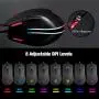 MOTOSPEED USB Wired 12000DPI Gaming Mouse Support Macro Programming, Adjustable RGB Backlit, 8 Adjustable DPI Mouse for PC, Laptop, Apple MacBook