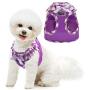 PUPTECK Checkered Frills Soft Mesh Dog Vest Harness Puppy Padded Pet Harnesses for Cat Small Dogs