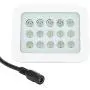 Surveillance Camera Infrared Fill Light, IP66 Waterproof Adjustable Angle Infrared White Fill Light for Security Surveillance System