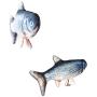 Tuko Realistic Plush Simulation Electric Doll Fish, Funny Interactive Pets Chew Bite Supplies for Cat Kitty Kitten Fish Flop Cat Toy Catnip Toys - Perfect for Biting, Chewing and Kicking