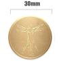 Anti Radiation Protector Shield Cell Phone Sticker EMF EMR Blocker (Gold 2pcs)