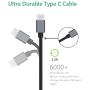 Rapid USB C Car Charger, Compatible for Samsung Galaxy S20/S20 Plus/S20 Ultra/S10+/S10e/Note 10/Note 10 Plus/9/8/S9+/S8/A50/A70, Quick Charge 3.0 Dual USB 18W Fast Car Charger with Type C Cable 3.3ft