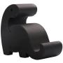Plinrise Animal Desk Phone Stand, Update Dinosaur Silicone Office Phone Holder, Creative Phone Tablet Stand Mounts, Size:1.3" X 3.1" X 2.8"(Black)