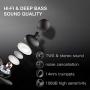 Wireless Earbuds,FIRO TWS Headphones with Soft Ear Hook for Running Gym,Sport Ear Buds IPX5 Waterproof, in-Ear Buds with Best Mic for iPhone&Android,30H Playtime in-Ear Earphones with Charging Case