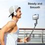 Zhiyun Smooth X Selfie Stick Tripod Gimbal Foldable Stabilizer for Smartphone, Extendable Stabilizer Handheld Gimbal for iPhone Samsung Android Phones Youtuber Vlog Live Streaming Video Making (Grey)