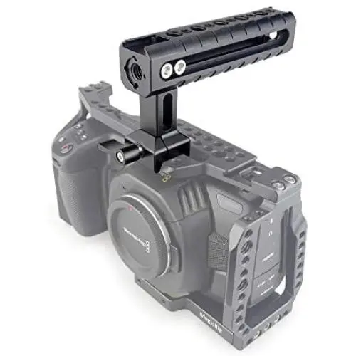 MAGICRIG Quick Release NATO Top Handle with Cold Shoe for DSLR Camera Cage Camcorder Cage Rig MAGICRIG Quick Release NATO Top Handle with Cold Shoe for DSLR Camera Cage Camcorder Cage Rig