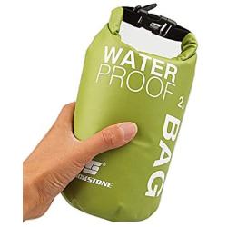 Hatop- Floating Dry Bag Waterproof 2L PVC Dry Sack Backpack with Strap Nylon Buckle Lightweight Super Seal Camera Housing Case Pouch Bag for Canoe Kayak Rafting Mobile Phone Camera