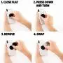 PopSockets: PopGrip with Swappable Top for Phones & Tablets - Black
