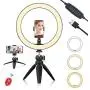 10" Selfie Ring Light with Tripod Stand, Emart Makeup LED Ringlight with Phone Holder and Remote Control for Photography, YouTube Video, Live Stream (3 Light Modes and 10 Brightness Levels) 10" Selfie Ring Light with Tripod Stand, Emart Makeup LED Ringlight with Phone Holder and Remote Control for Photography, YouTube Video, Live Stream (3 Light Modes and 10 Brightness Levels)