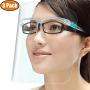 T WILKER 3Pcs Unisex Safety Goggle Shield Reusable Face Shield Visor Facial Cover for Women Men Washable Transparent Anti-Fog Eyes Protection