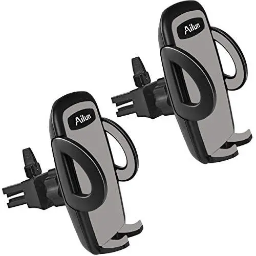 Ailun Car Phone Mount Air Vent Cellphone Holder Cradle 2Pack Universal for iPhone 11/11 Pro/11 Pro Max/X Xs XR Xs Max Galaxy s20, s20+ S20Ultra s10 S9 S8 Plus Note 10 and More Smartphones Black Ailun Car Phone Mount Air Vent Cellphone Holder Cradle 2Pack Universal for iPhone 11/11 Pro/11 Pro Max/X Xs XR Xs Max Galaxy s20, s20+ S20Ultra s10 S9 S8 Plus Note 10 and More Smartphones Black