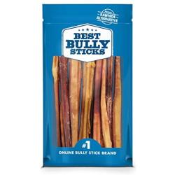 Best Bully Sticks 12 Inch Odor-Free Bully Sticks | 15 Pack | All-Natural, Highly Digestible, Single-Ingredient Dog Chew, Promotes Dental Health - Premium Dog Treat