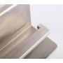 XVL Toilet Tissue Paper Holder with Mobile Phone Storage Shelf Brushed 2 Pieces, G318A-2