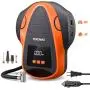 TEROMAS Tire Inflator Air Compressor, Portable DC/AC Air Pump for Car Tires 12V DC and Other Inflatables at Home 110V AC, Digital Electric Tire Pump with Pressure Gauge