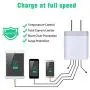 One Port Wall Charger,2 Pack Ehoho 1A Single Port USB Charging Block Cube Compatible for iPhone XR XS Max 8/7/6S Plus SE/5S/5C, Samsung S10 S10 Plus S10e S9 S8, LG, HTC, Sony, Motorola, Android Smart