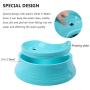 Slow Feeder Dog Bowl - Non Slip Puzzle Bowl Fun Feeder, Anti-Gulping Slow feeders pet Bowls - Interactive Bloat Stop Dog Bowls for Large Medium Dogs(Blue)