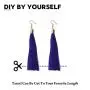 Tassel Earrings for Women Fashion - 15 Pack Colorful Drop Hook Fringe Earrings Set Tiered Thread Long Layered Ball Dangle Hoop Tassle Earrings Jewelry for Valentine Birthday Party Gift