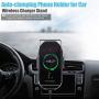 Wirelsss Car Charger,QI Fast Charging Air Vent Holder Auto-Clamping Smart Sensor Phone Holder for Car Compatible with iPhone 11/11 Pro/11 Pro Max/Xs MAX/XS/XR/X/8/8+,Samsung S10/S10+/S9/S9+