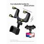 Kokuji Car Rearview Mirror Mobile Phone Stands Navigation Bracket Adjustable Telescopic Mobile Phone Holder snap-on Mobile Phone Holder Multi-Function Model Universal