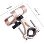 Enrilior Bicycle Aluminium Alloy Mobile Phone Holder Bracket Bike Cycling Accessory(Golden)