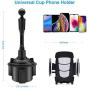 2020 New Benefree Cup Holder Phone Mount Universal Adjustable Gooseneck Cup Holder Cradle Car Mount for Cell Phone iPhone 11/11 pro/Xs/XS/Max/X/8/7 Plus/Galaxy/Huawei(Gray)