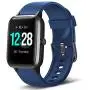 LETSCOM Smart Watch Fitness Tracker Heart Rate Monitor Step Calorie Counter Sleep Monitor Music Control IP68 Water Resistant 1.3" Color Touch Screen Activity Tracking Pedometer for Women Men