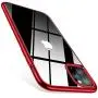 TORRAS Crystal Clear iPhone 11 Pro Case, [Anti-Yellowing] Soft Silicone Shockproof Thin Cover Slim Gel Phone Cases for iPhone 11 Pro 5.8 inch, Red