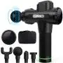 GINNO Massage Gun Deep Tissue Percussion Muscle Massager for Athletes, Gun Massager for Muscle Cordless Massage Gun Handheld Electric Body Massager 4 Massage Heads 20 Speed GINNO Massage Gun Deep Tissue Percussion Muscle Massager for Athletes, Gun Massager for Muscle Cordless Massage Gun Handheld Electric Body Massager 4 Massage Heads 20 Speed