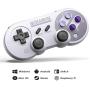 8Bitdo SN30 Pro Wireless Bluetooth Controller with Joysticks Rumble Vibration USB-C Cable Gamepad for Windows, Mac OS, Android, Steam, Compatible with Nintendo Switch