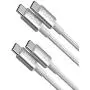 USB C Cable, Anker 2 Pack New Nylon USB C to USB C Cable (3.3ft 60W), PD Type C Charging Cable for MacBook Pro 2020, iPad Pro, Galaxy S20, Switch, Pixel, LG and Other USB C Charger Silver USB C Cable, Anker 2 Pack New Nylon USB C to USB C Cable (3.3ft 60W), PD Type C Charging Cable for MacBook Pro 2020, iPad Pro, Galaxy S20, Switch, Pixel, LG and Other USB C Charger Silver