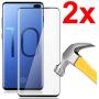 Keklle Galaxy S10 Screen Protector,[2 Pack][3D Curved][Anti-Scratch][Anti-Fingerprint][High Definition] Full Coverage Tempered Glass Screen Protector Suitable for Samsung S10