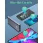 Updated 25000mAh Power Bank for Phone, Ultra Compact Portable Charger External Battery Pack for Cell Phone with USB C/ A in Dual Port Compatible with iPhone 6/6s/7/8/X/XS/XR/11/SE2, iPad, Dusty Blue Updated 25000mAh Power Bank for Phone, Ultra Compact Portable Charger External Battery Pack for Cell Phone with USB C/ A in Dual Port Compatible with iPhone 6/6s/7/8/X/XS/XR/11/SE2, iPad, Dusty Blue